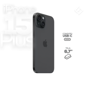 iPhone 15 PLUS 128Gb black preto