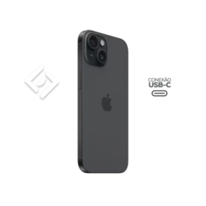 iPhone 15 128Gb black preto